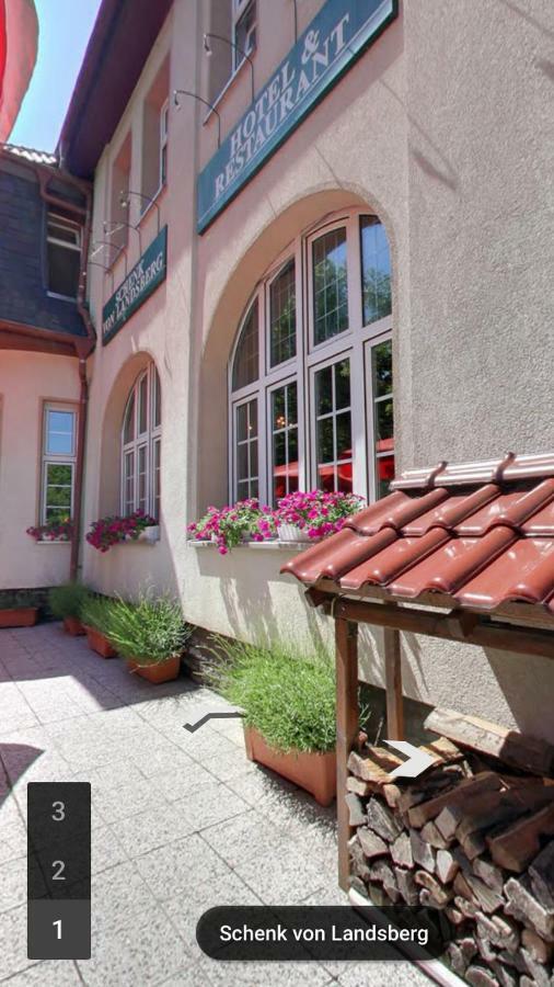 Hotel & Restaurant Schenk Von Landsberg تويبيتز المظهر الخارجي الصورة