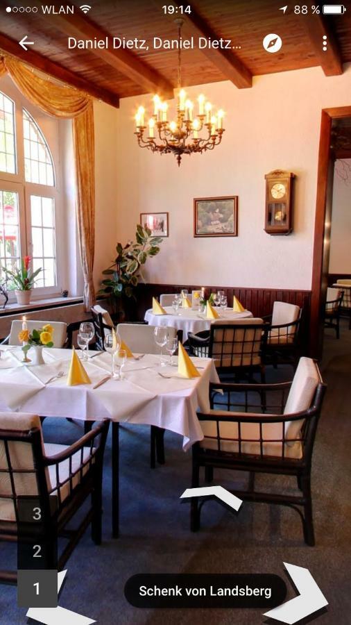 Hotel & Restaurant Schenk Von Landsberg تويبيتز المظهر الخارجي الصورة